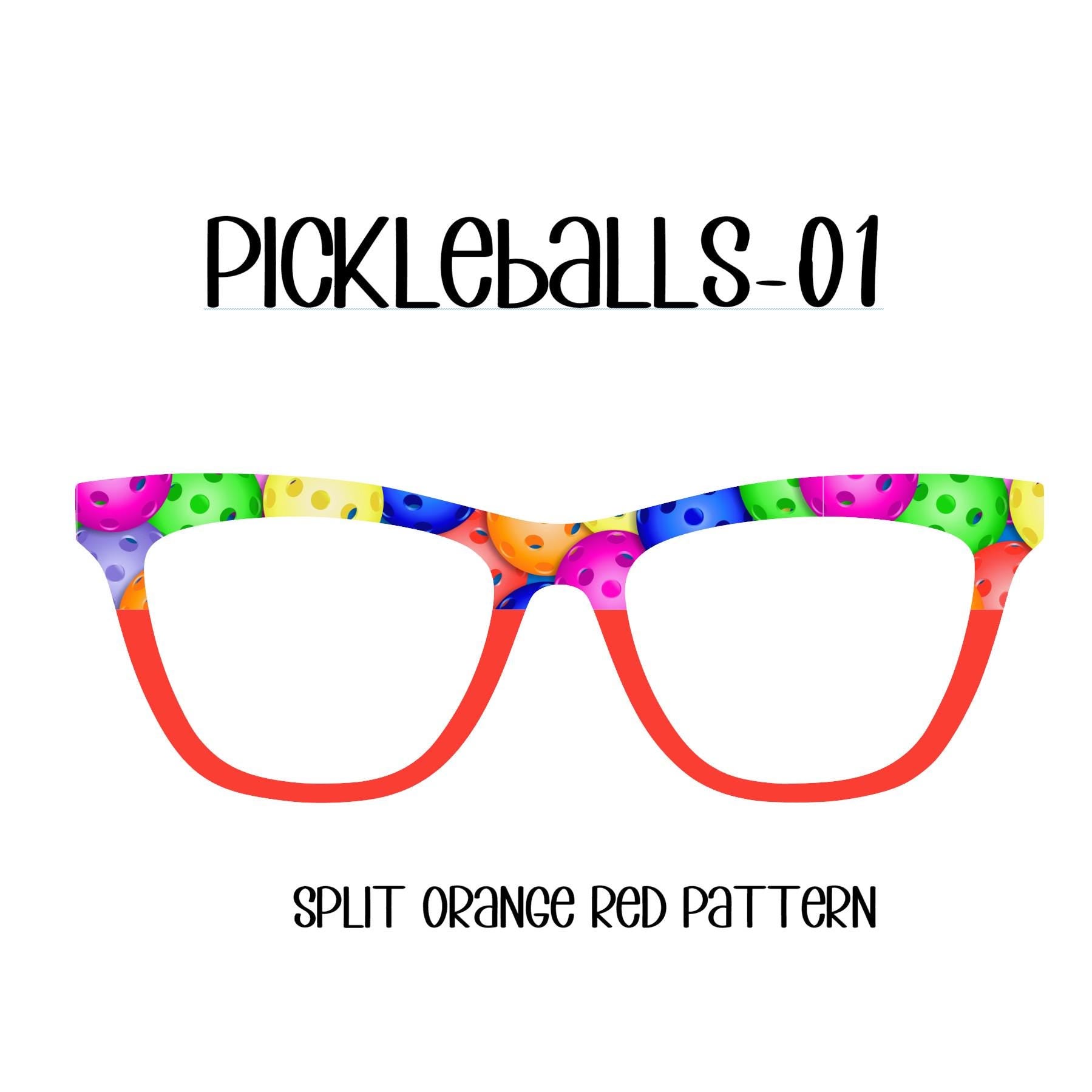 PICKLEBALLS_01 Eyewear Toppers, comes with N52 magnets