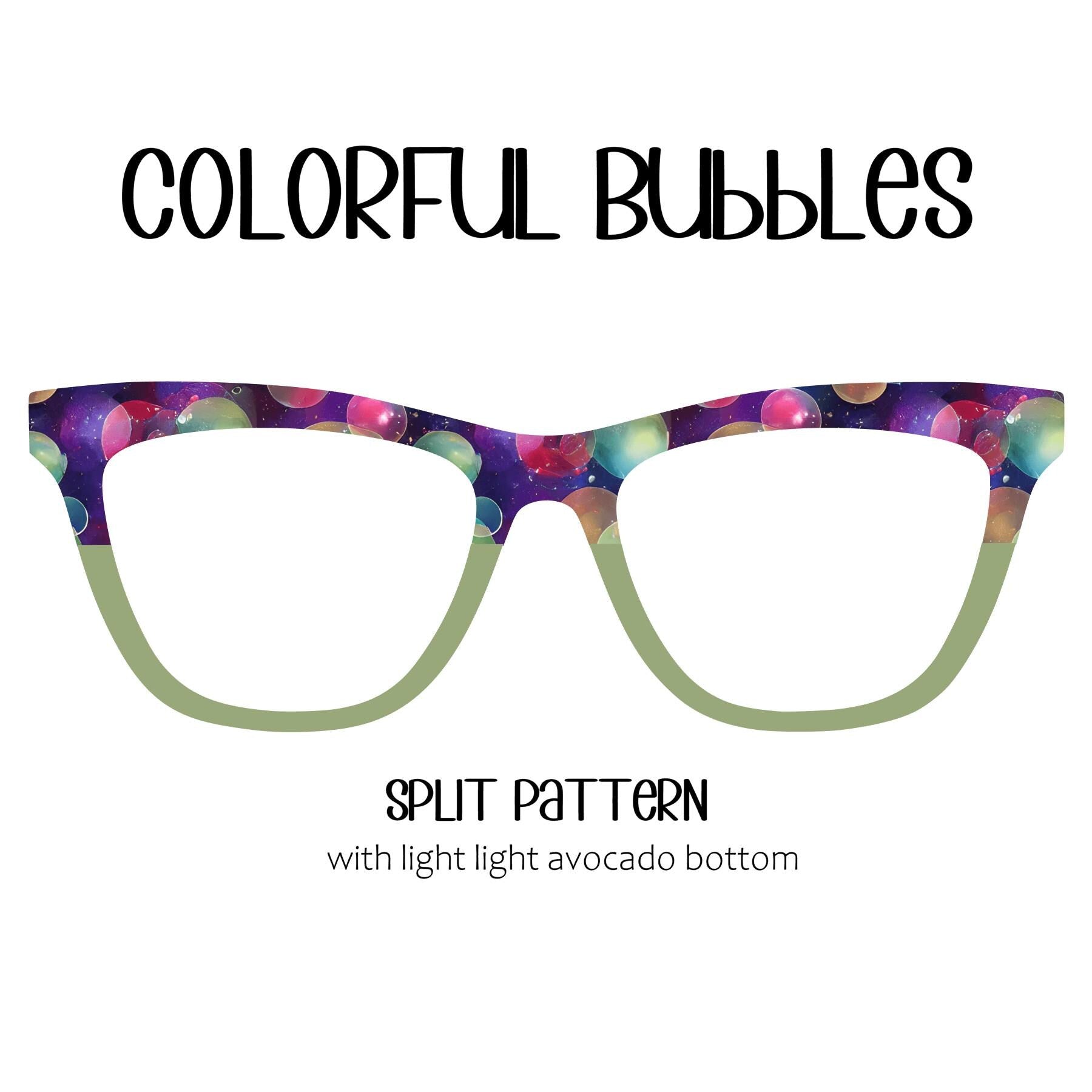 COLORFUL BUBBLES Eyewear Toppers, comes with N52 magnets