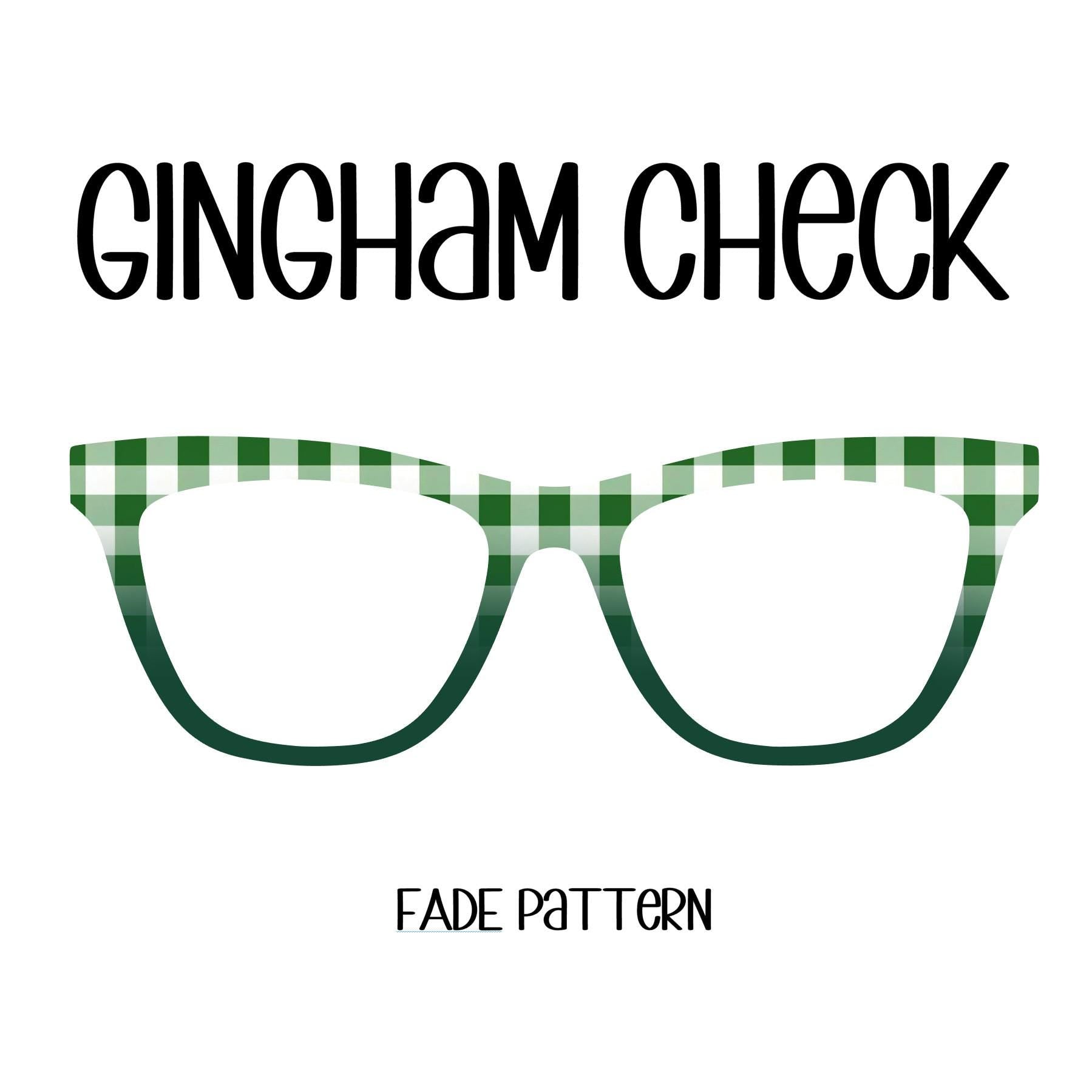 GINGHAM CHECK Eyewear Toppers, comes with N52 magnets