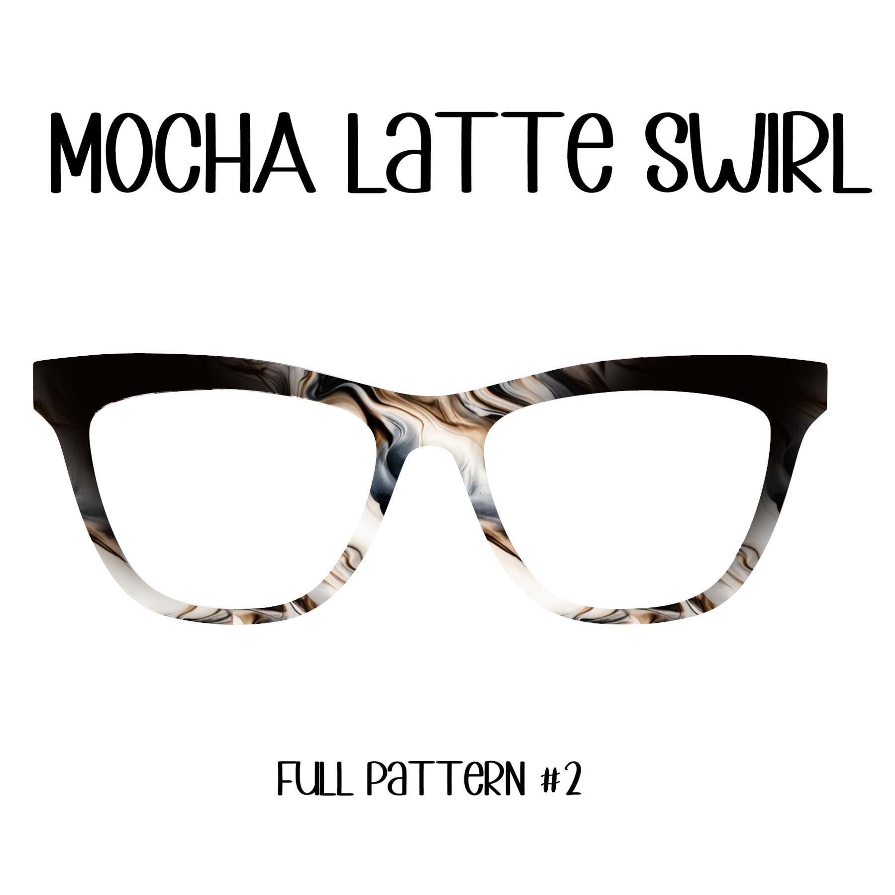 MOCHA LATTE SWIRL Eyewear Toppers, comes with N52 magnets