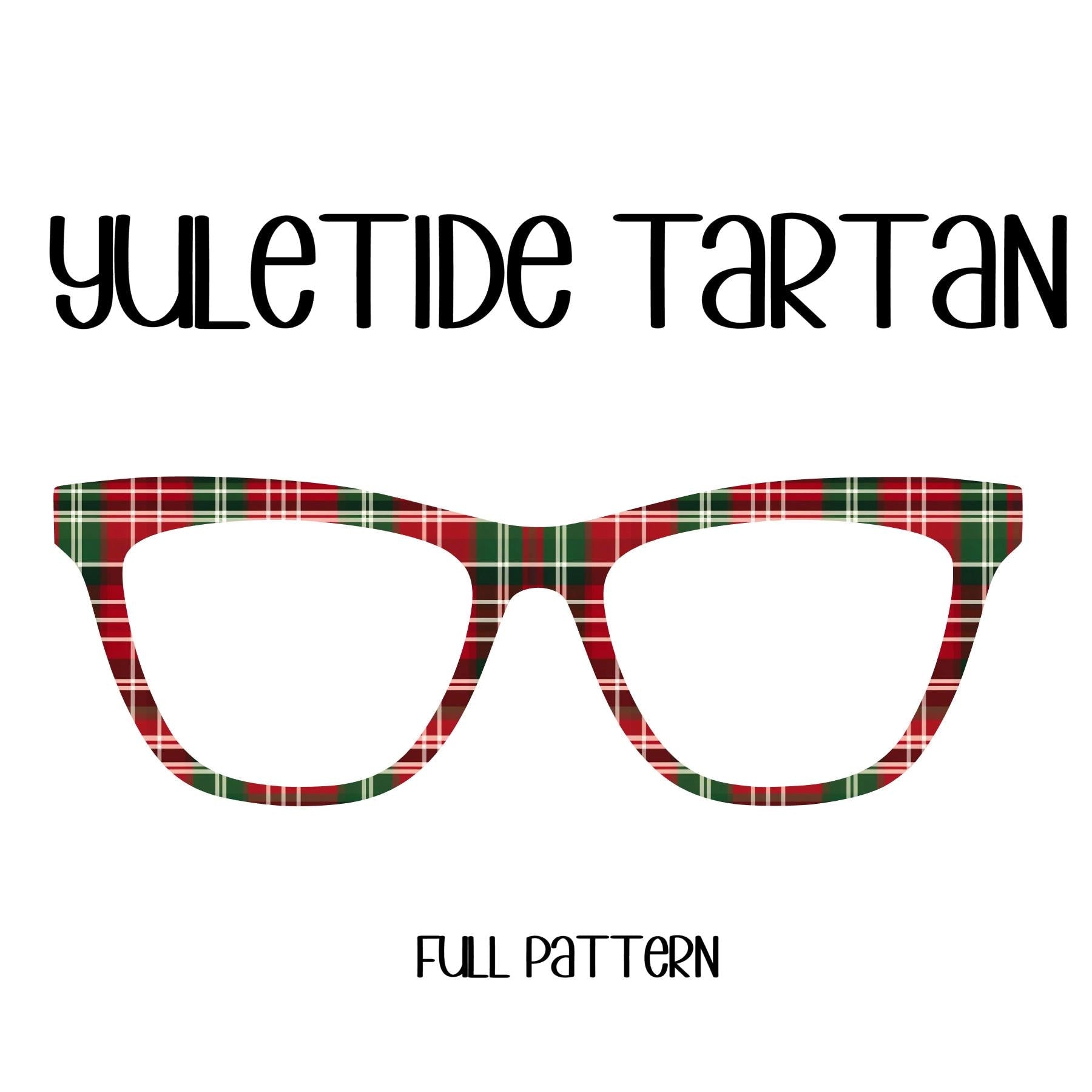 YULETIDE TARTAN Eyewear Toppers, comes with N52 magnets