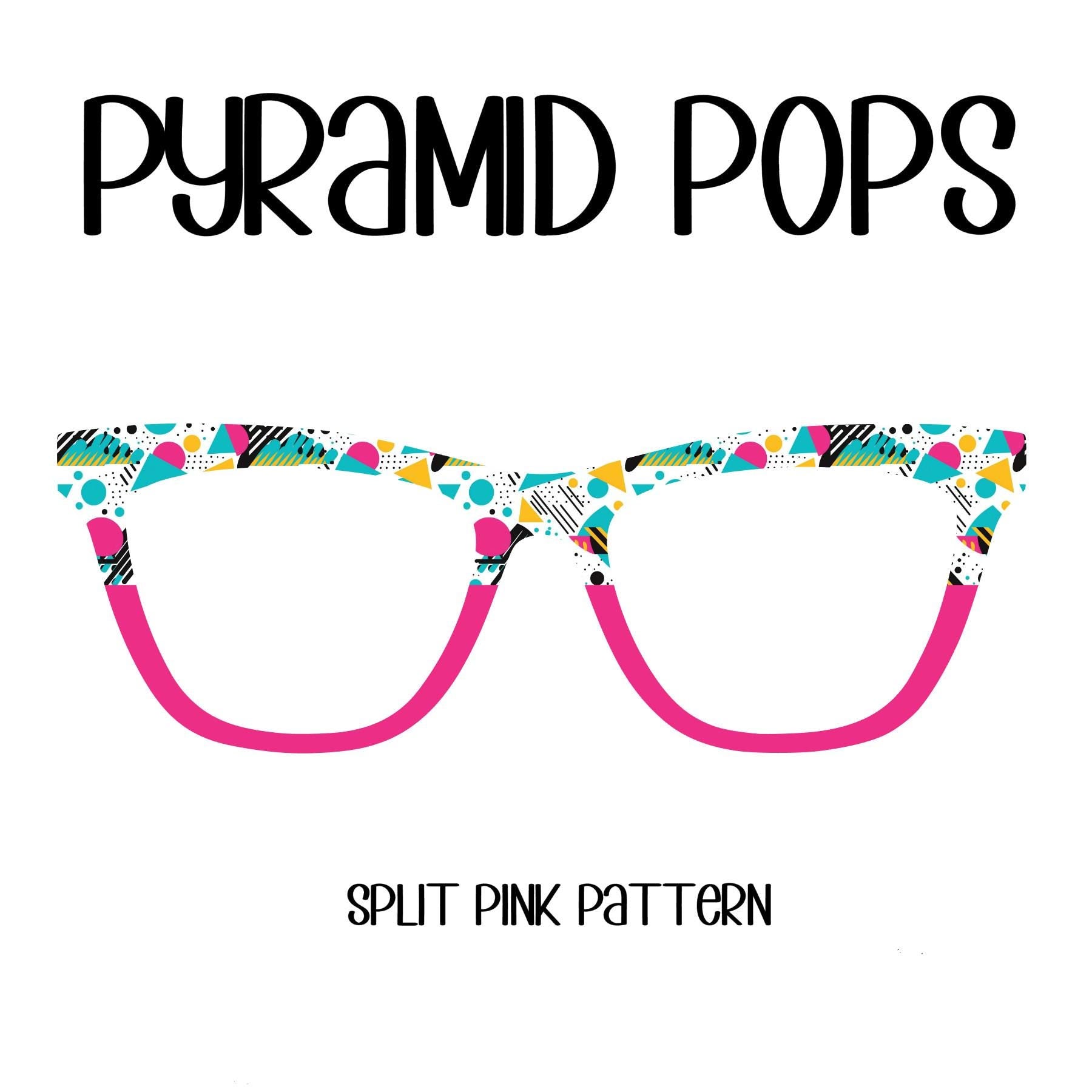 PYRAMID POPS Eyewear Toppers, comes with N52 magnets