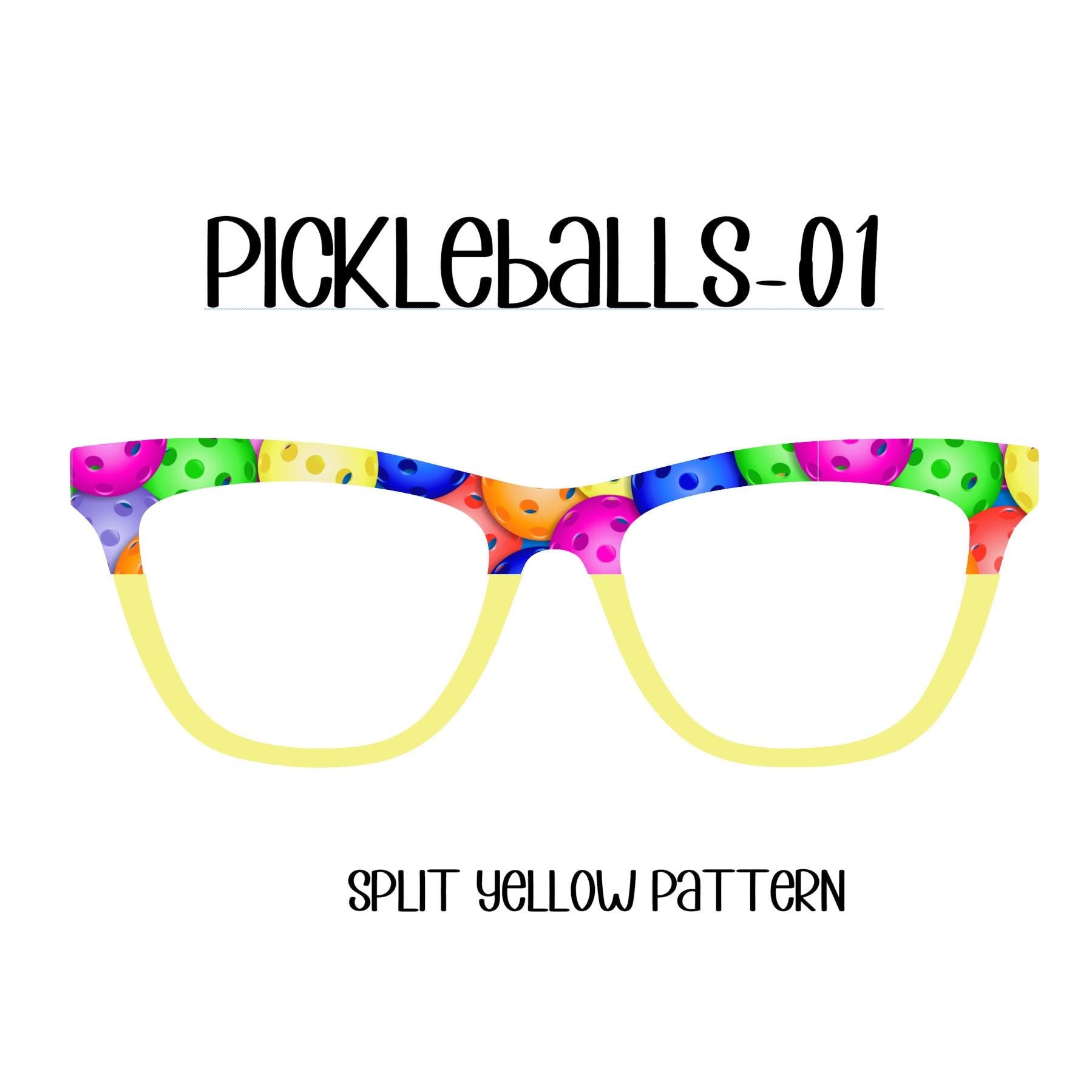 PICKLEBALLS_01 Eyewear Toppers, comes with N52 magnets