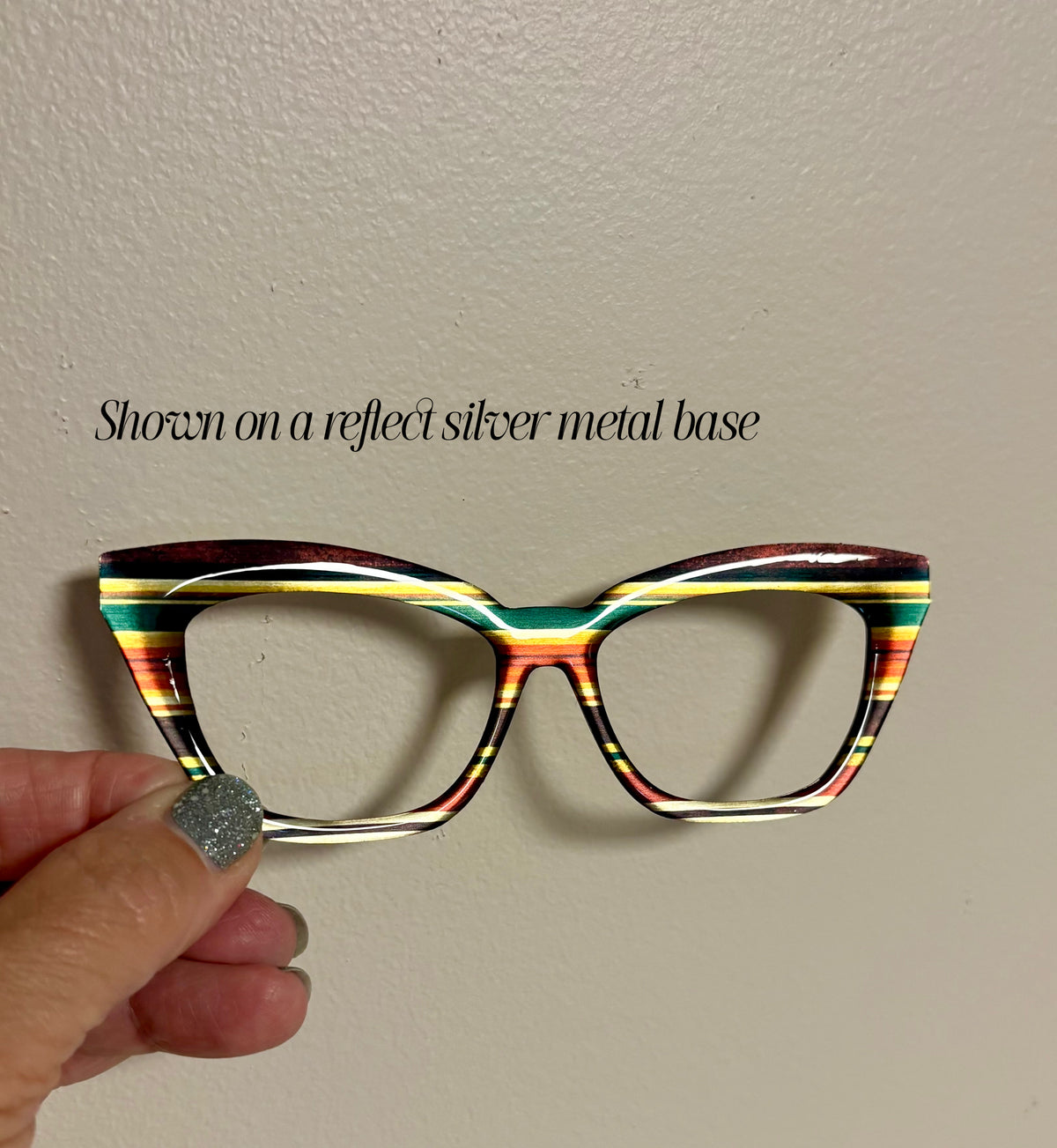 AUTUMN STRIPES Eyewear Toppers, comes with N52 magnets