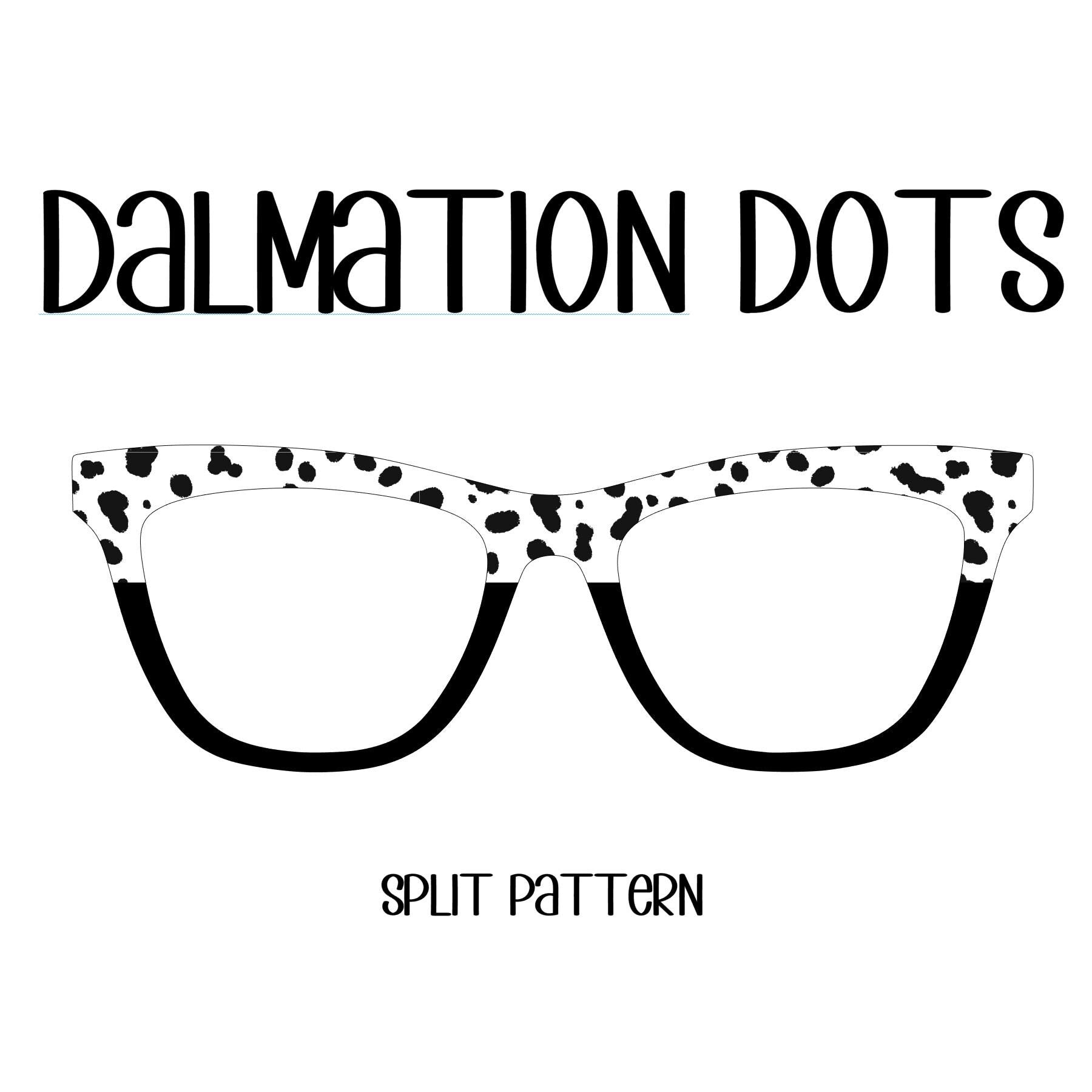 DALMATION DOTS Eyewear Toppers, comes with N52 magnets