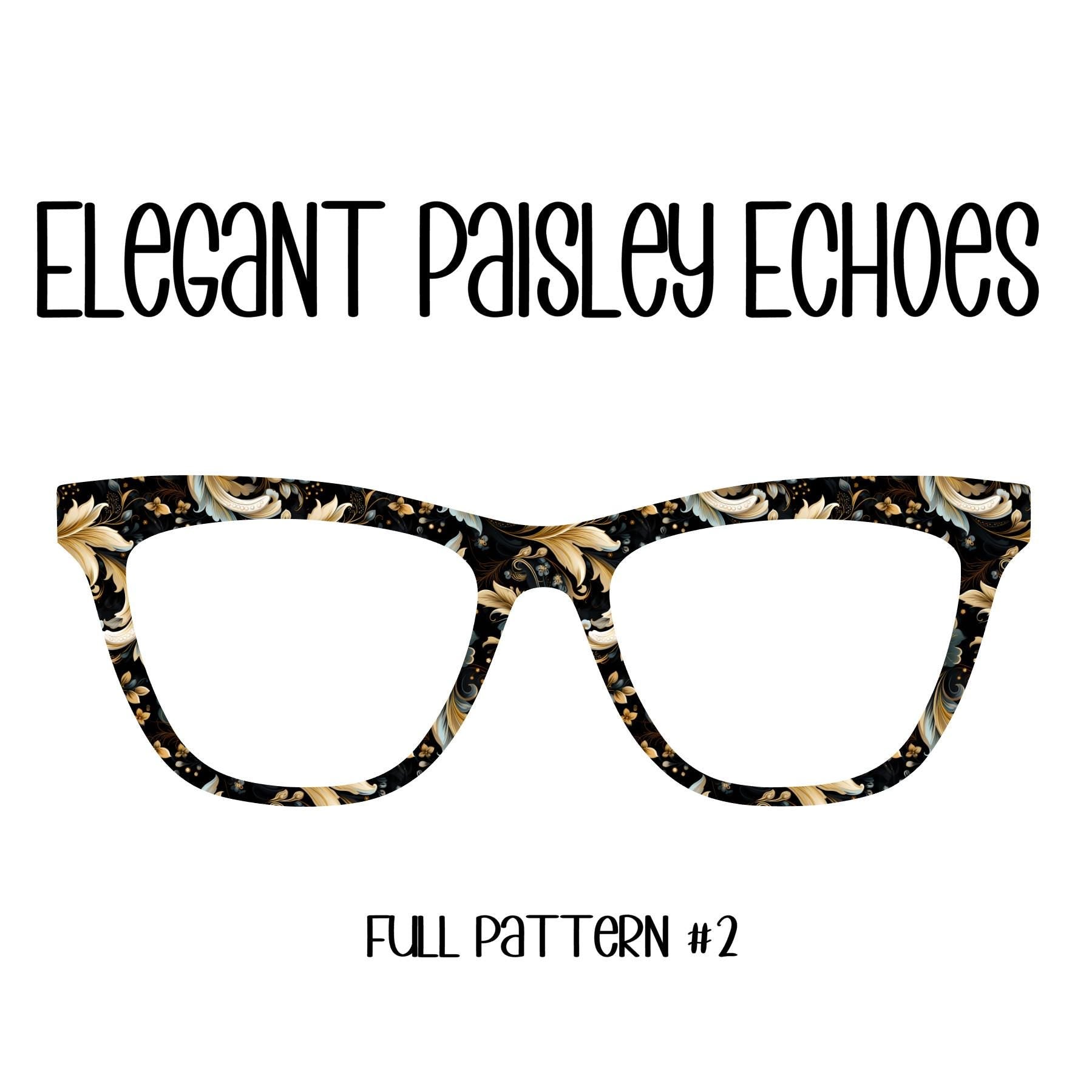 ELEGANT PAISLEY ECHOES-Your choice! Eyewear Toppers, comes with N52 magnets