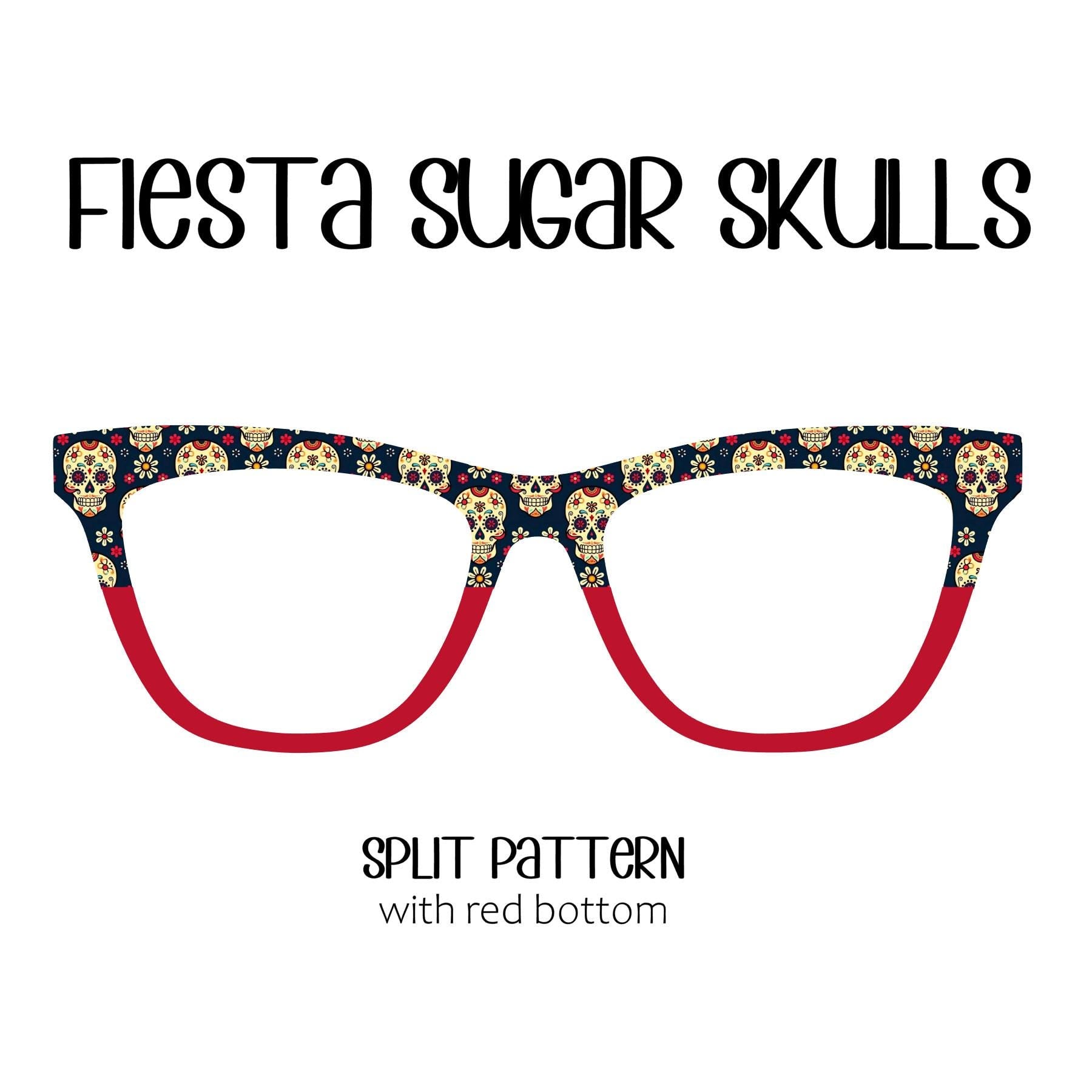 FIESTA SUGAR SKULLS Eyewear Toppers, comes with N52 magnets