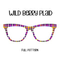 WILD BERRY PLAID Eyewear Toppers, comes with N52 magnets