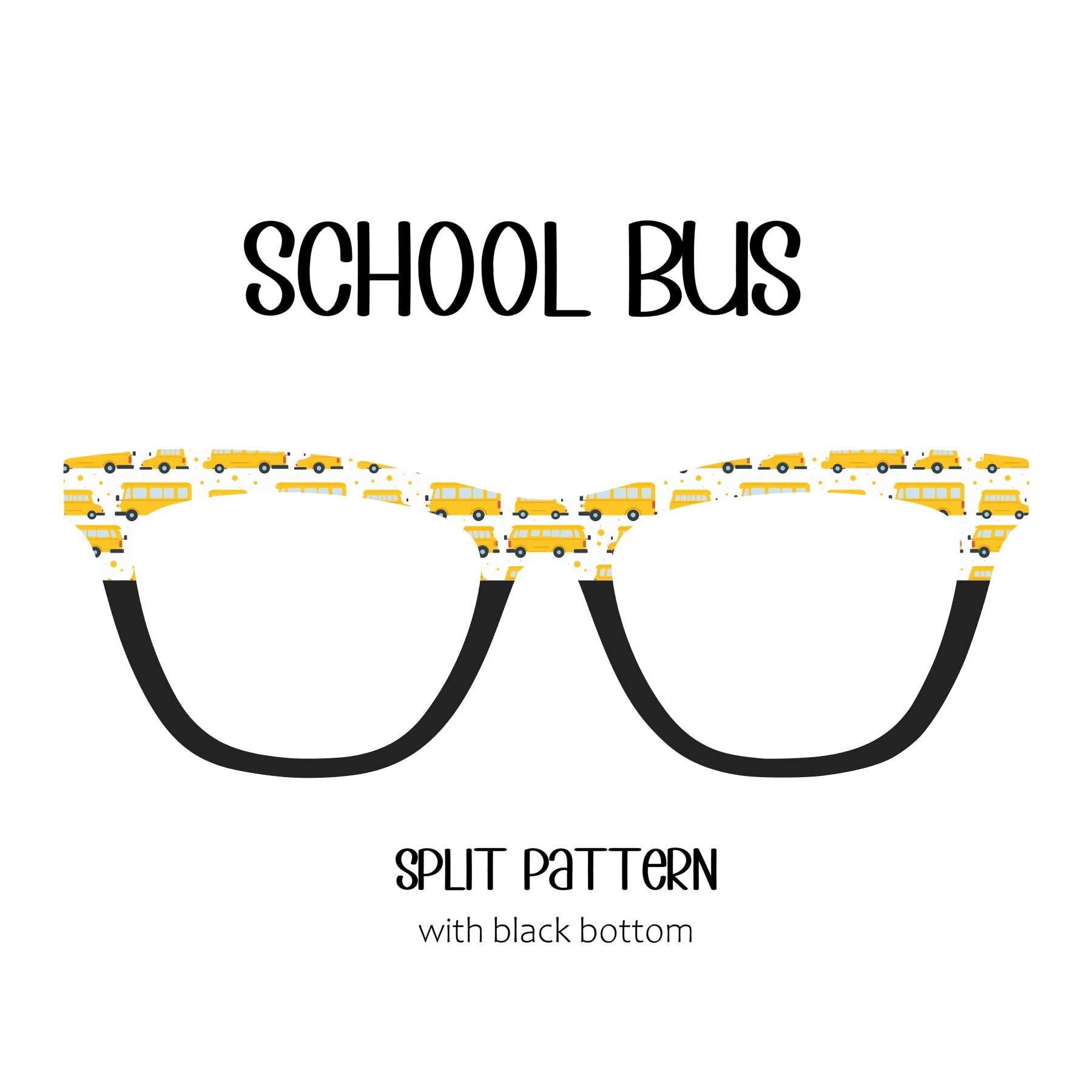 SCHOOL BUS Eyewear Toppers, comes with N52 magnets