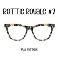 ROTTIE ROYALE #2 Eyewear Toppers, comes with N52 magnets
