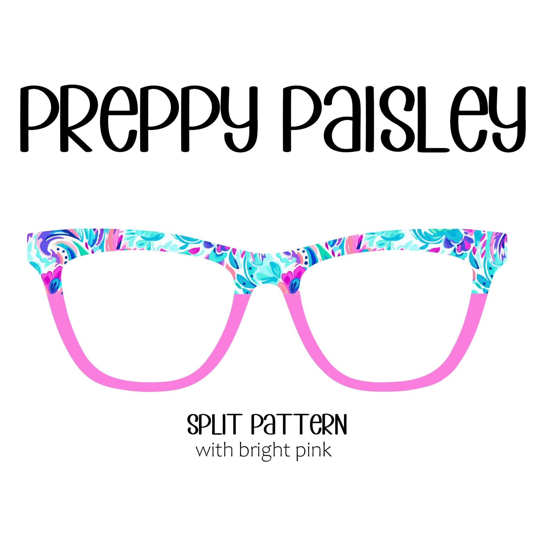 PREPPY PAISLEY Eyewear Toppers, comes with N52 magnets