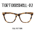 TORTOISESHELL-02 Eyewear Toppers, comes with N52 magnets