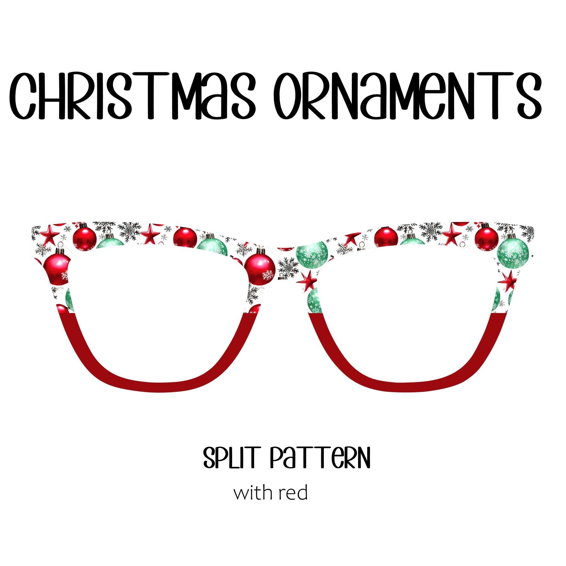 CHRISTMAS ORNAMENTS Eyewear Topper, comes with N52 magnets