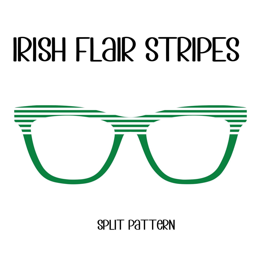 IRISH FLARE STRIPES Eyewear Toppers, comes with N52 magnets