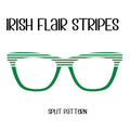 IRISH FLARE STRIPES Eyewear Toppers, comes with N52 magnets
