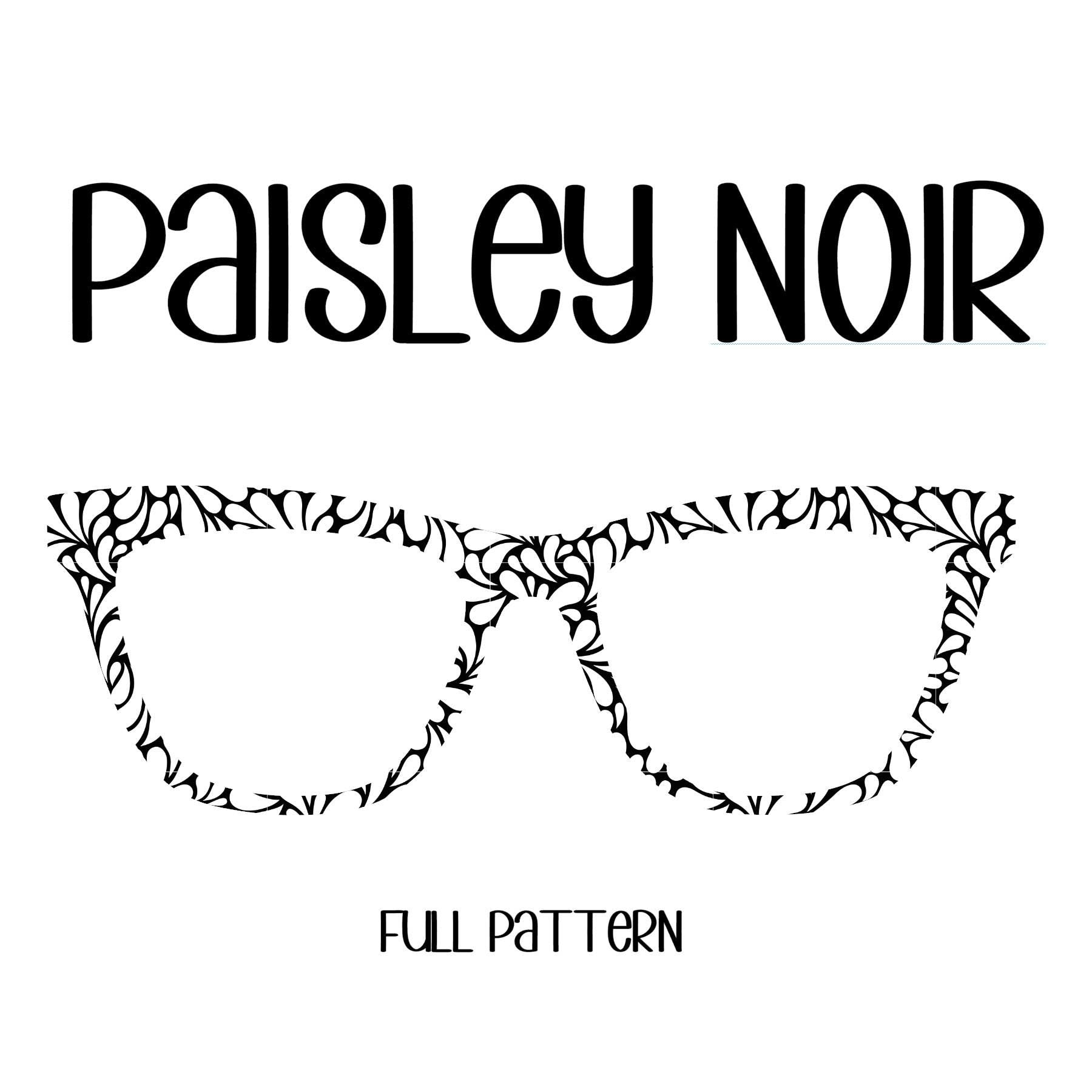 PAISLEY NOIR Eyewear Toppers, comes with N52 magnets