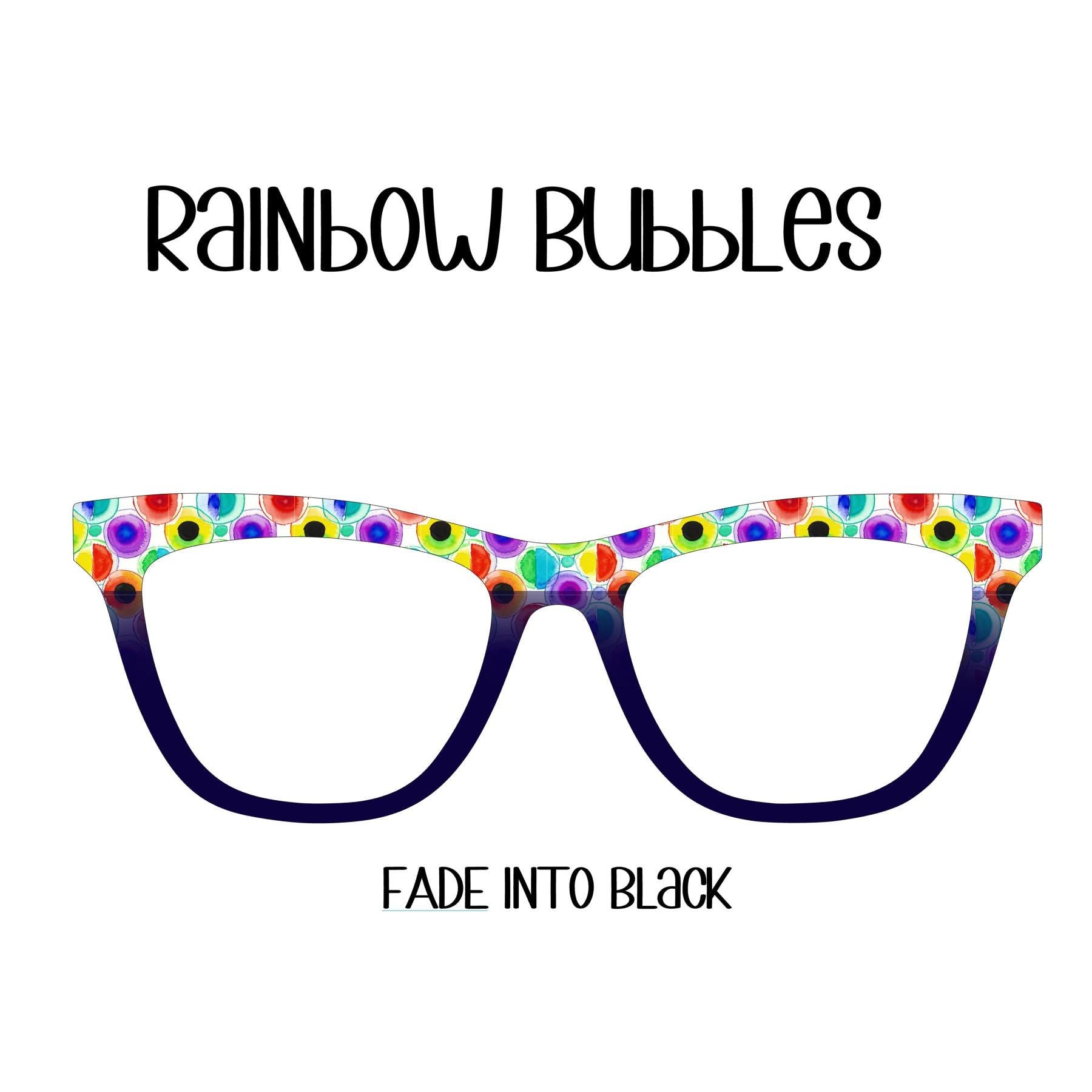 RAINBOW BUBBLES Eyewear Toppers, comes with N52 magnets
