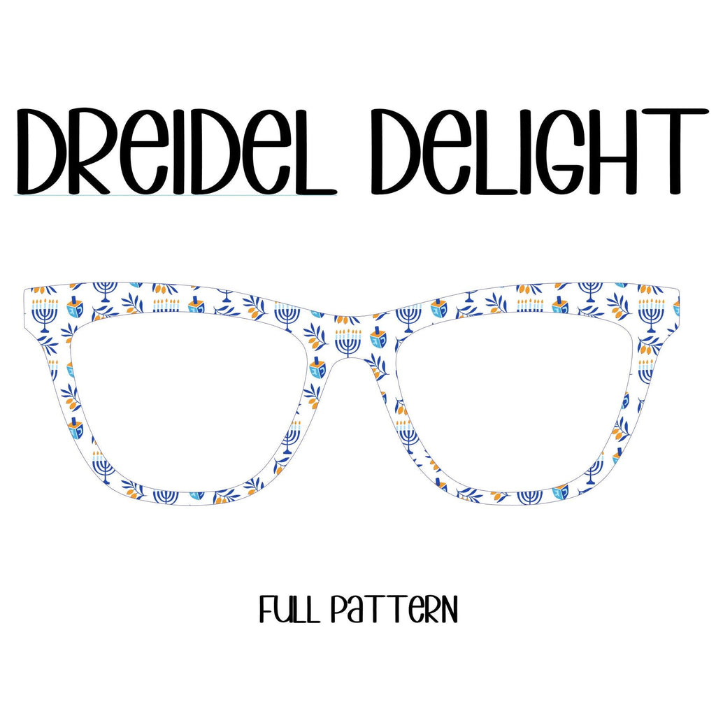 DREIDEL DELIGHT Eyewear Toppers, comes with N52 magnets
