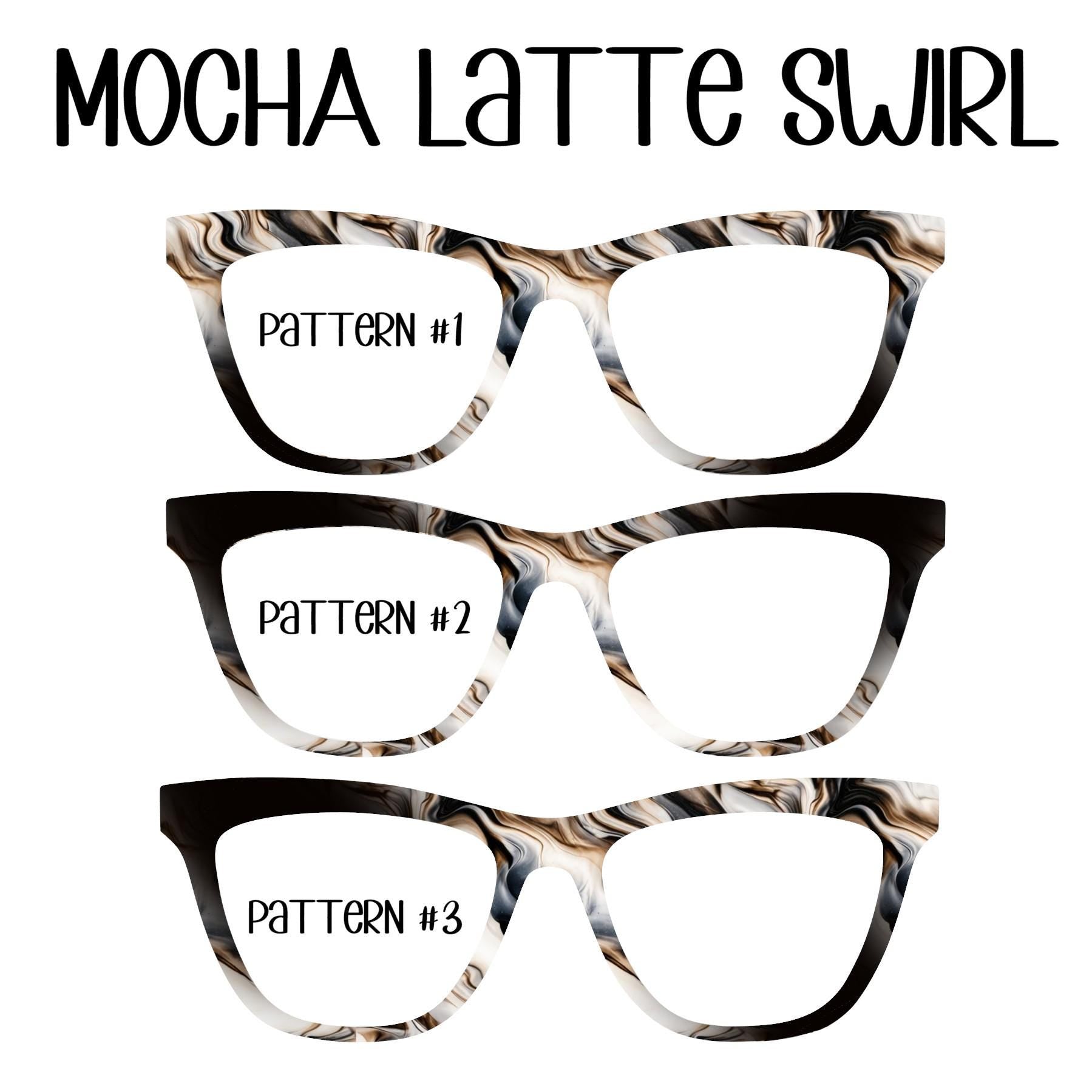 MOCHA LATTE SWIRL Eyewear Toppers, comes with N52 magnets