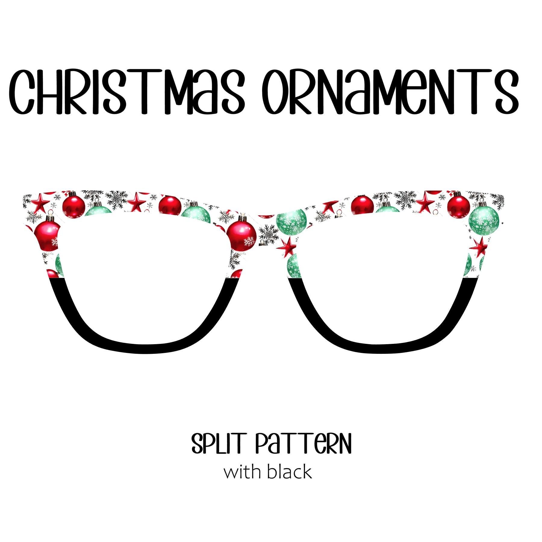 CHRISTMAS ORNAMENTS Eyewear Topper, comes with N52 magnets