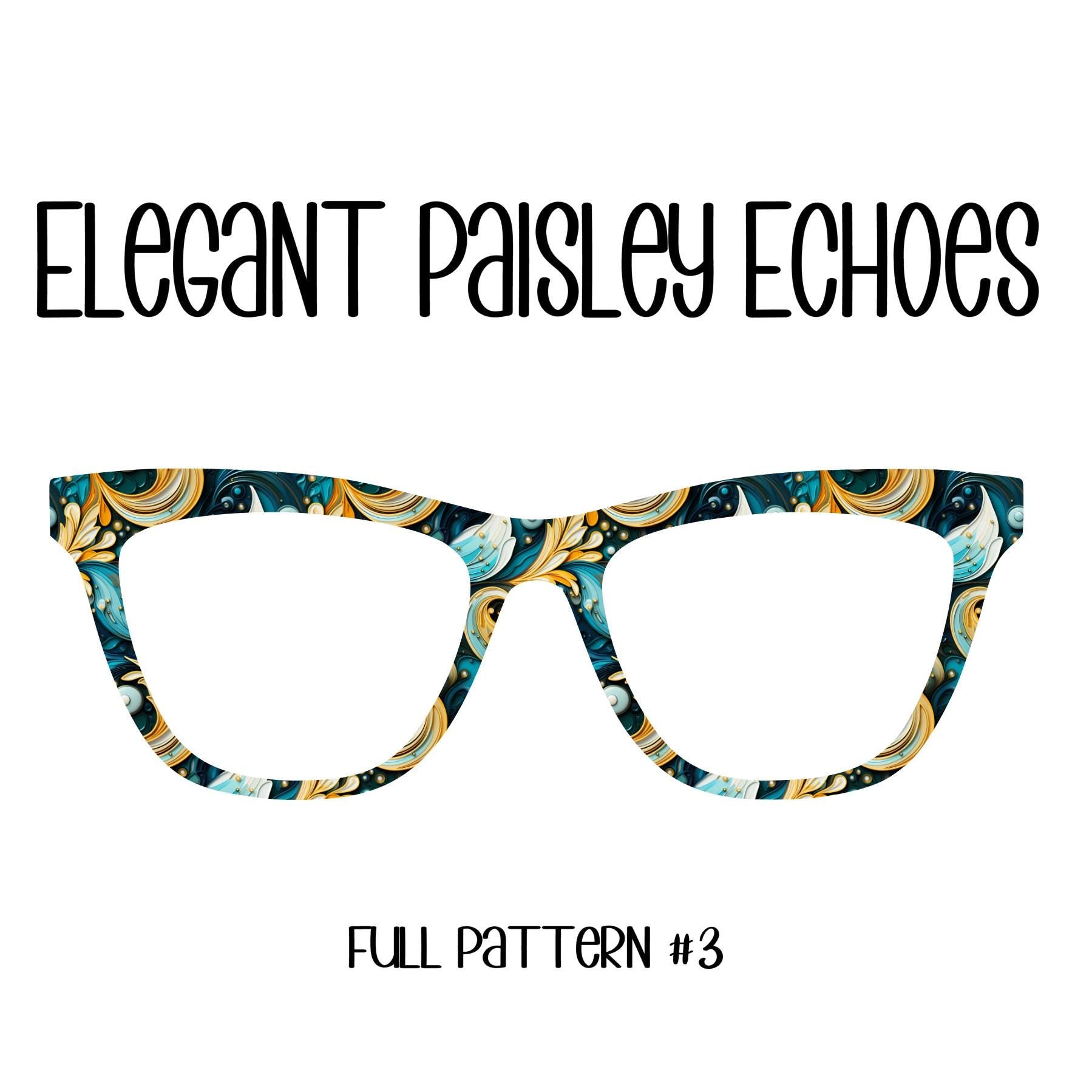 ELEGANT PAISLEY ECHOES-Your choice! Eyewear Toppers, comes with N52 magnets