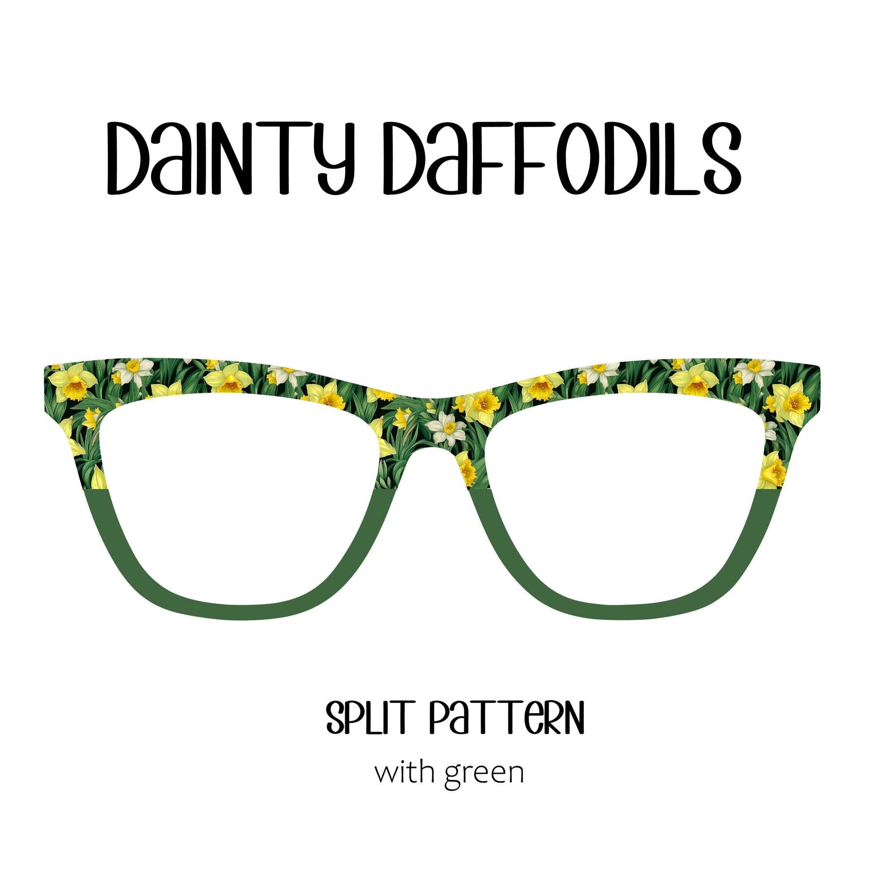 DAINTY DAFFODILS Horizontal Gradient Eyewear Topper, comes with N52 magnet