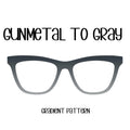 GUNMETAL TO GRAY Eyewear Toppers, comes with N52 magnets