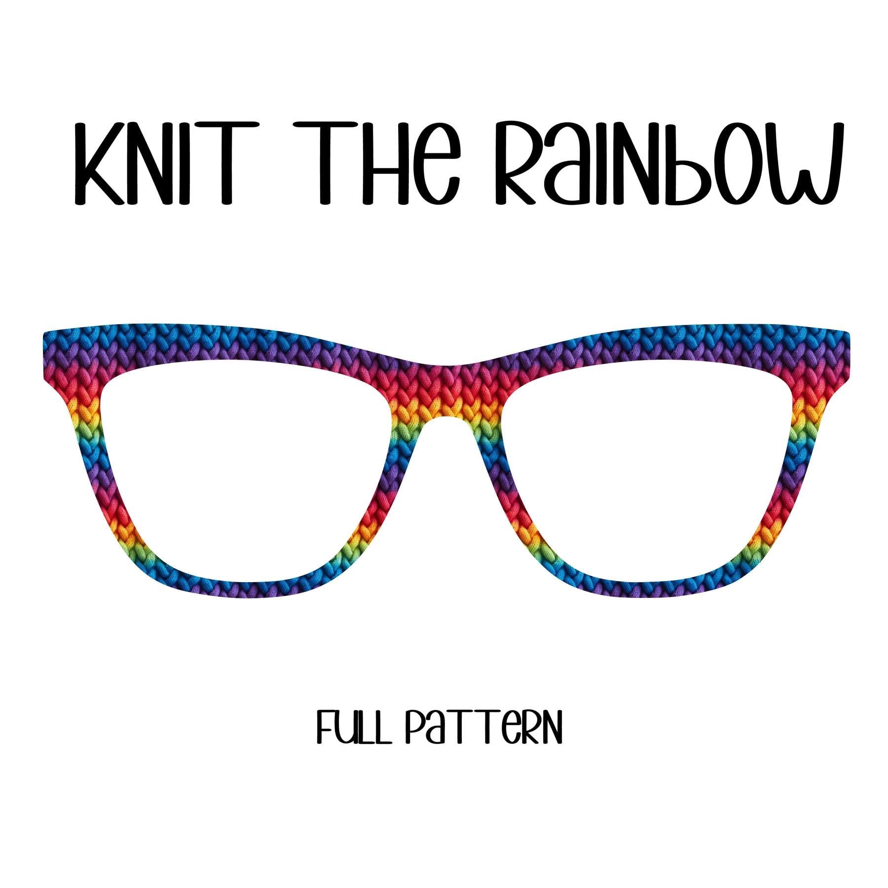 KNIT THE RAINBOW Eyewear Toppers, comes with N52 magnets