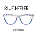 BLUE HEELER Eyewear Toppers, comes with N52 magnets