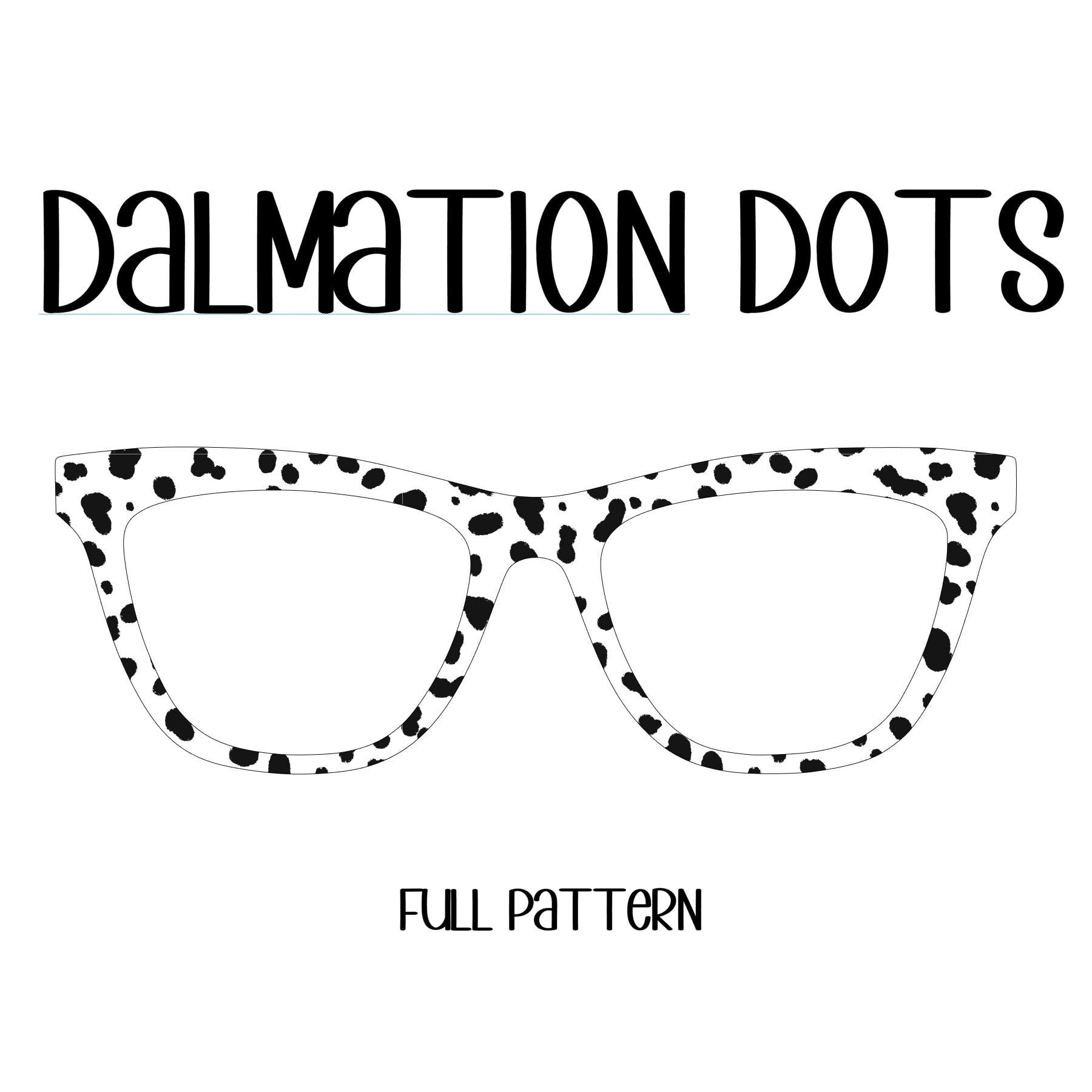 DALMATION DOTS Eyewear Toppers, comes with N52 magnets