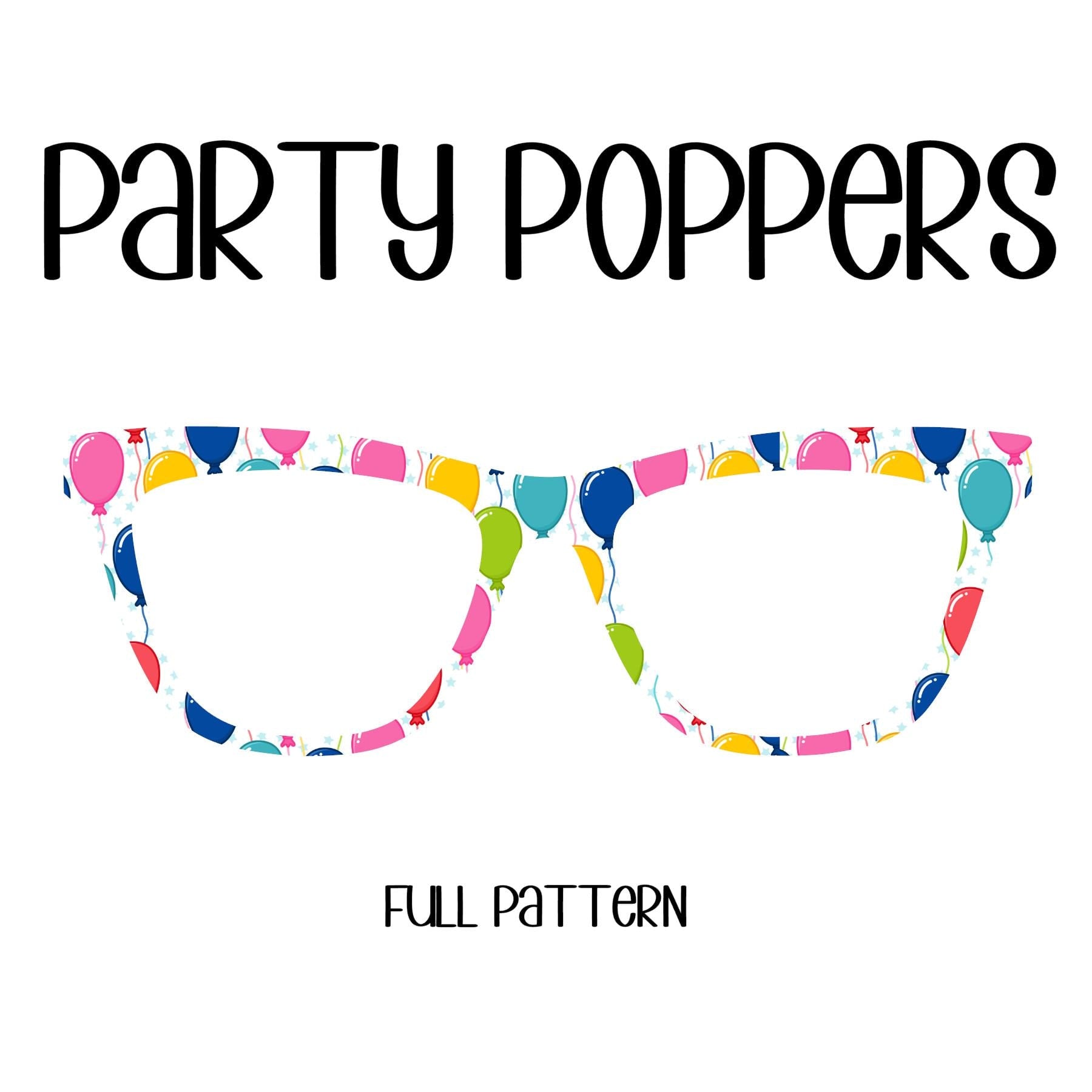 PARTY POPPERS Eyewear Toppers, comes with N52 magnets