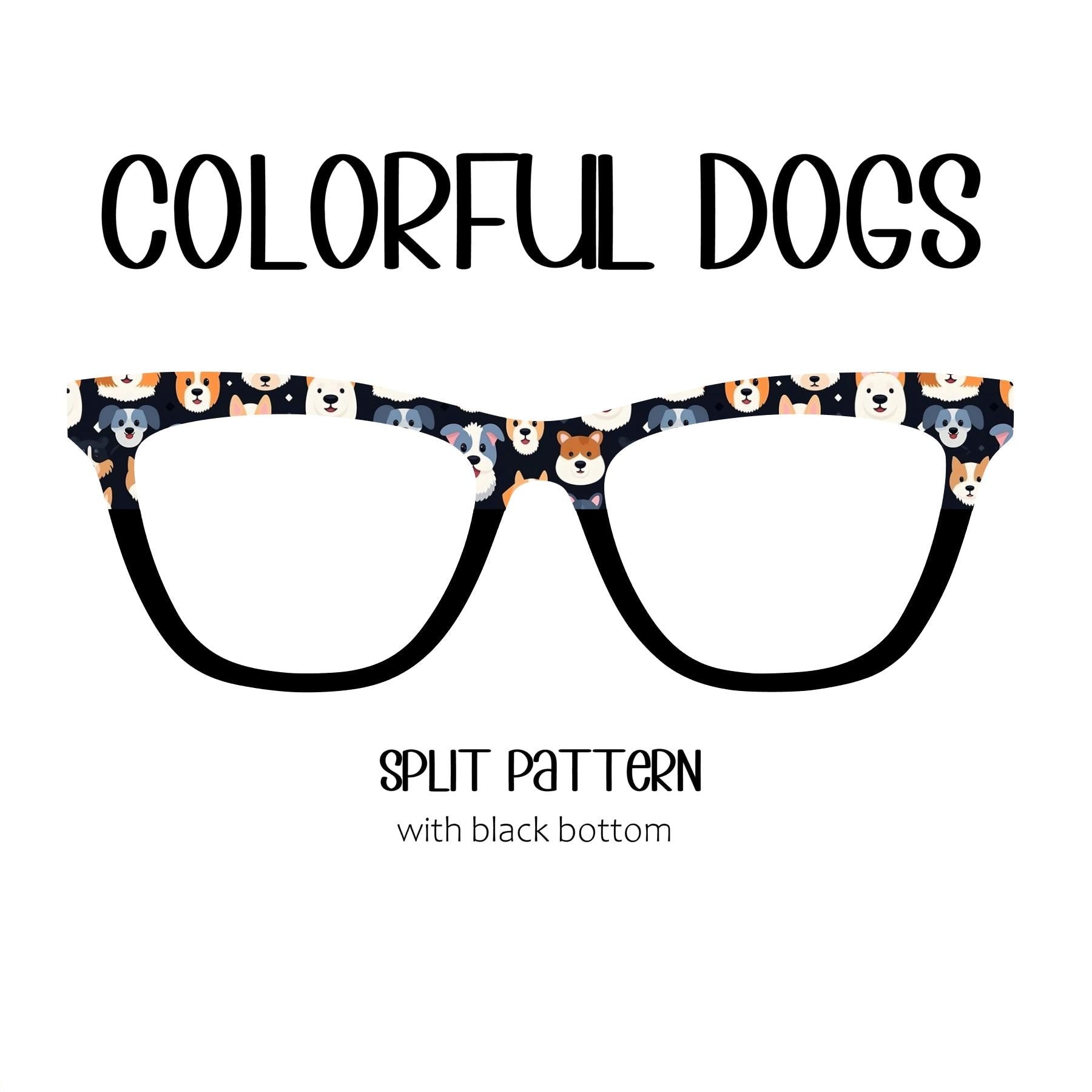 COLORFUL DOGS Eyewear Toppers, comes with N52 magnets