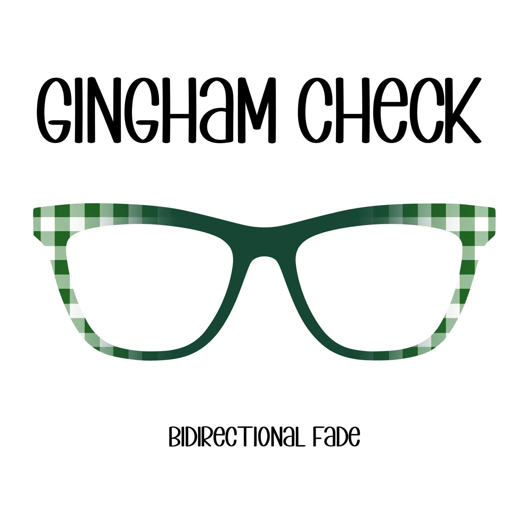 GINGHAM CHECK Eyewear Toppers, comes with N52 magnets