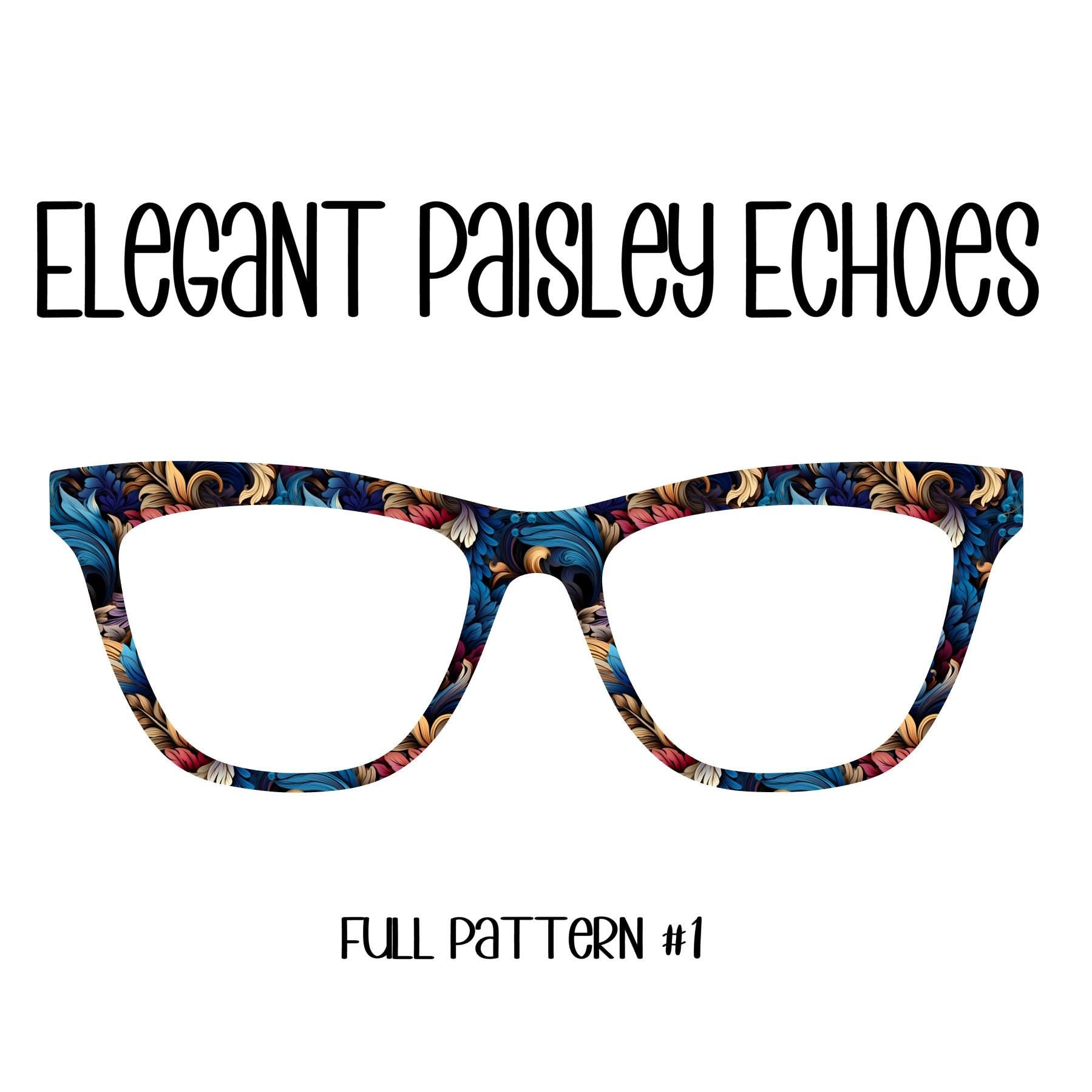 ELEGANT PAISLEY ECHOES-Your choice! Eyewear Toppers, comes with N52 magnets