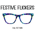 FESTIVE FLICKERS Eyewear Toppers, comes with N52 magnets