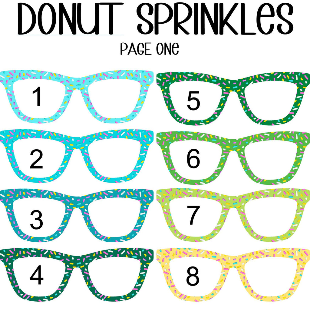 DONUT SPRINKLES - 40 different shades of Eyewear Toppers, comes with N52 magnets attached
