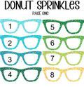 DONUT SPRINKLES - 40 different shades of Eyewear Toppers, comes with N52 magnets attached