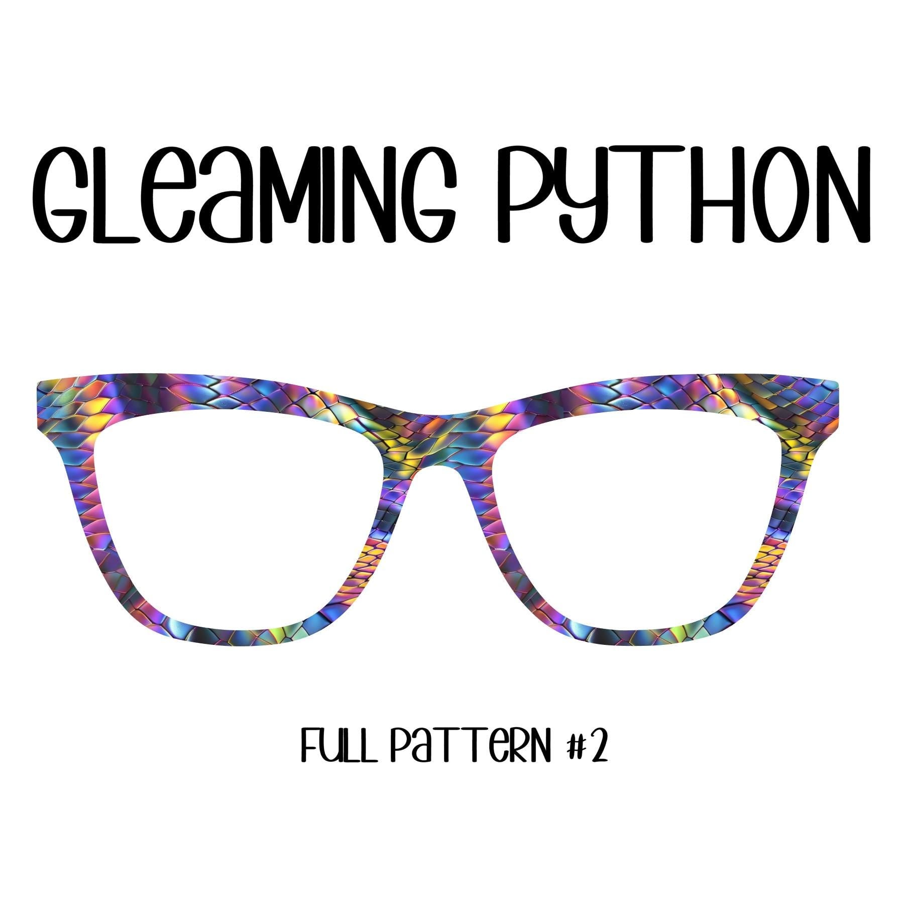 GLEAMING PYTHON - 5 CHOICES! Eyewear Toppers, comes with N52 magnets