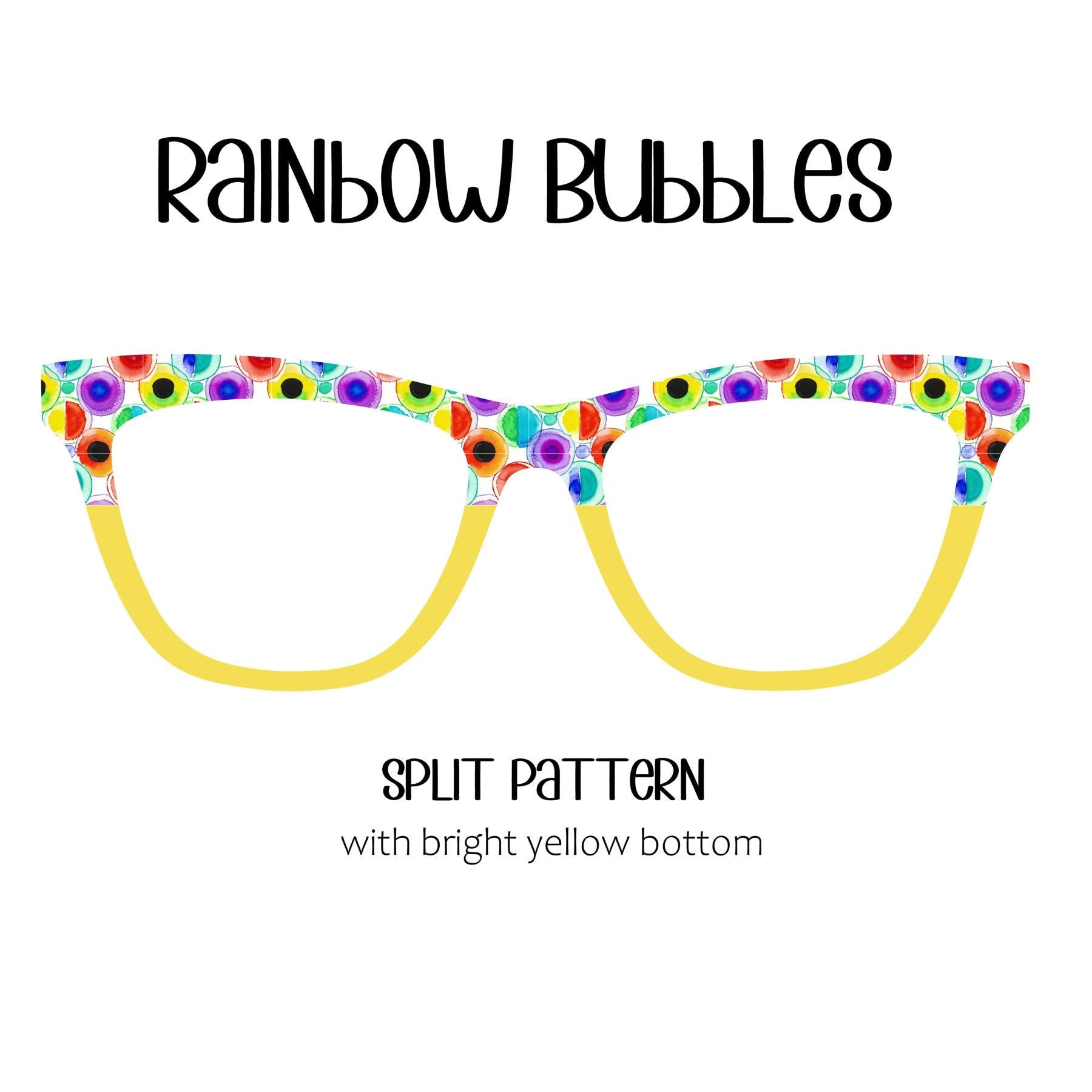RAINBOW BUBBLES Eyewear Toppers, comes with N52 magnets
