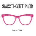 SWEETHEART PLAID Eyewear Toppers, comes with N52 magnets