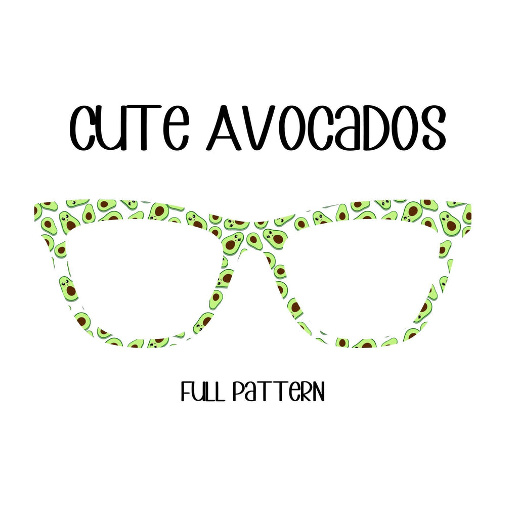 CUTE AVOCADOS Eyewear Toppers, comes with N52 magnets