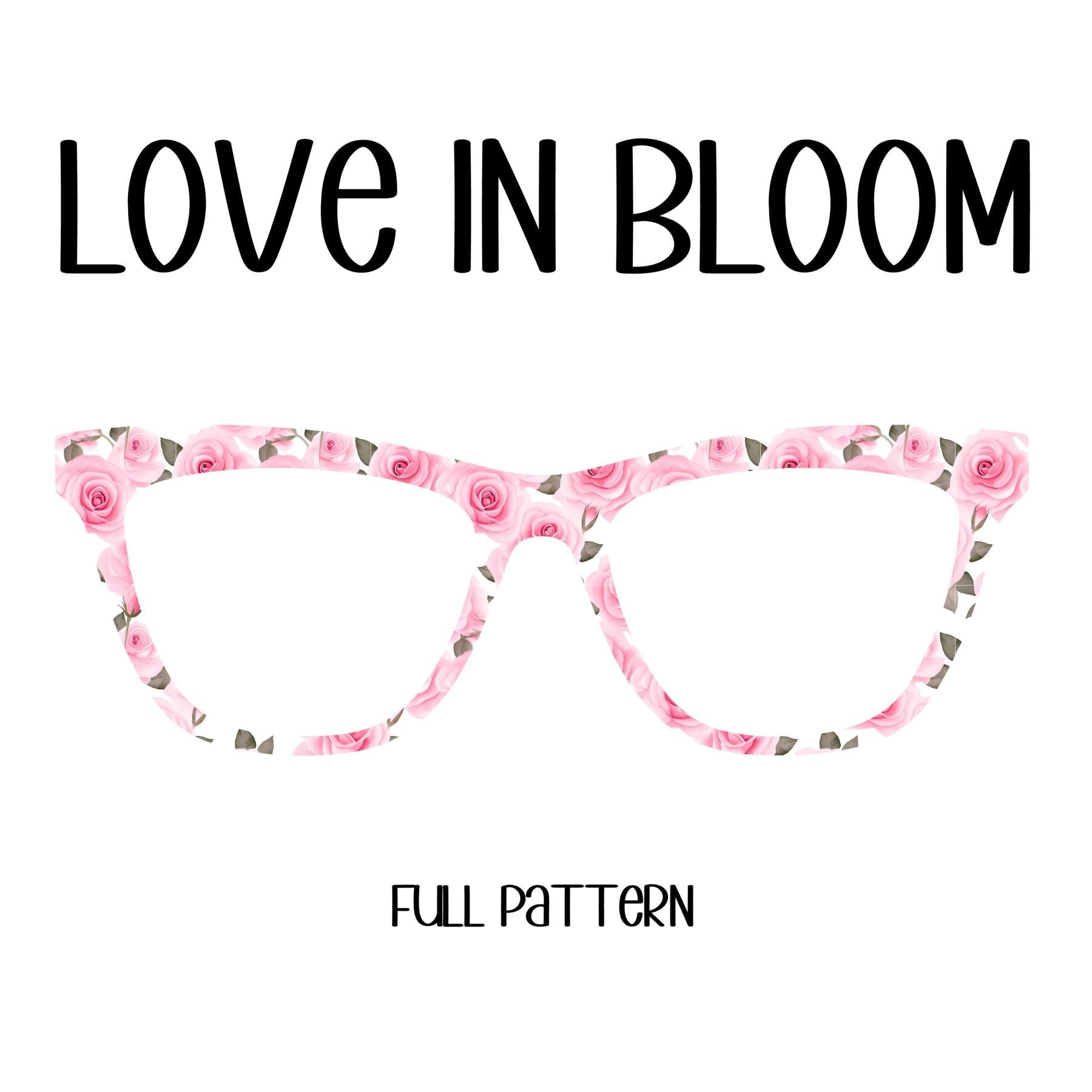 LOVE IN BLOOM Eyewear Toppers, comes with N52 magnets
