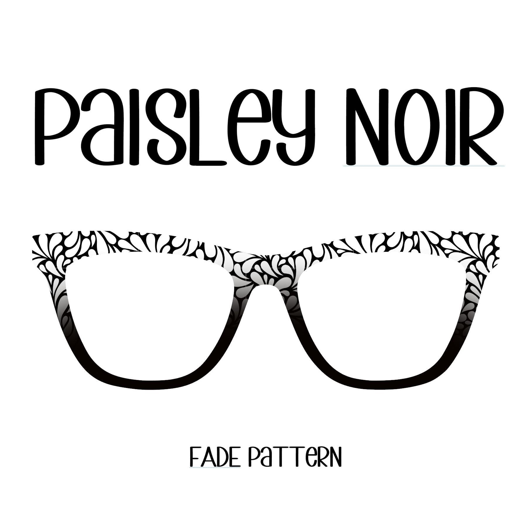 PAISLEY NOIR Eyewear Toppers, comes with N52 magnets