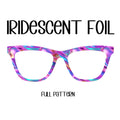 IRIDESCENT FOIL Eyewear Toppers, comes with N52 magnets