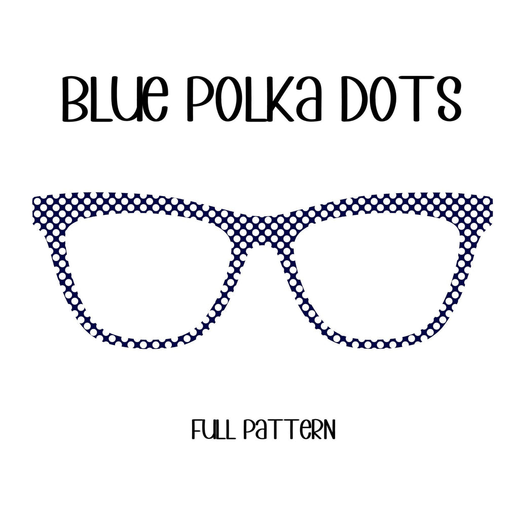BLUE POLKA DOTS Eyewear Toppers, comes with N52 magnets