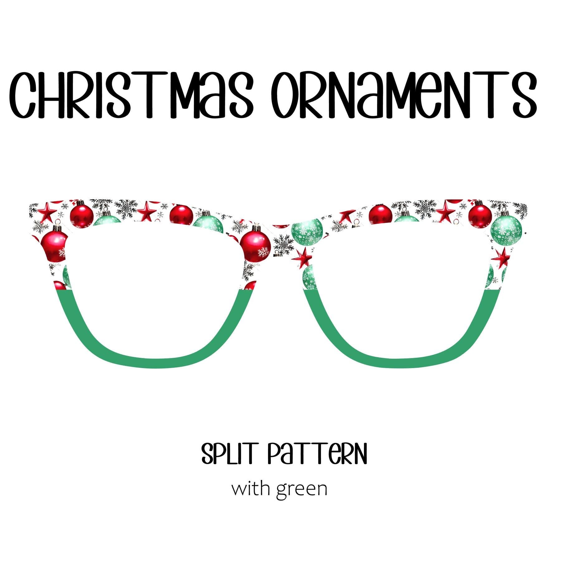 CHRISTMAS ORNAMENTS Eyewear Topper, comes with N52 magnets