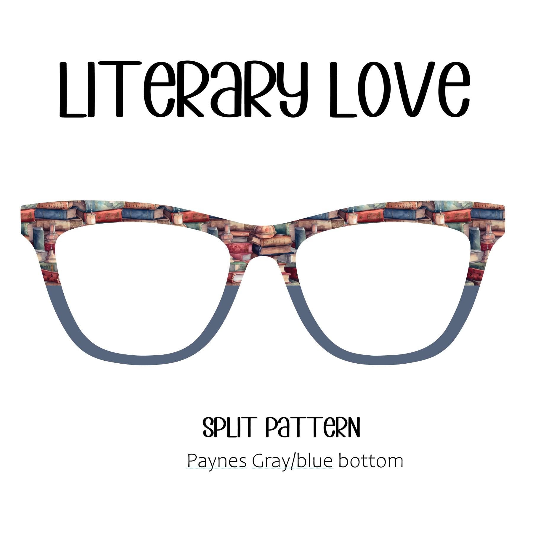 LITERARY LOVE Eyewear Toppers, comes with N52 magnets