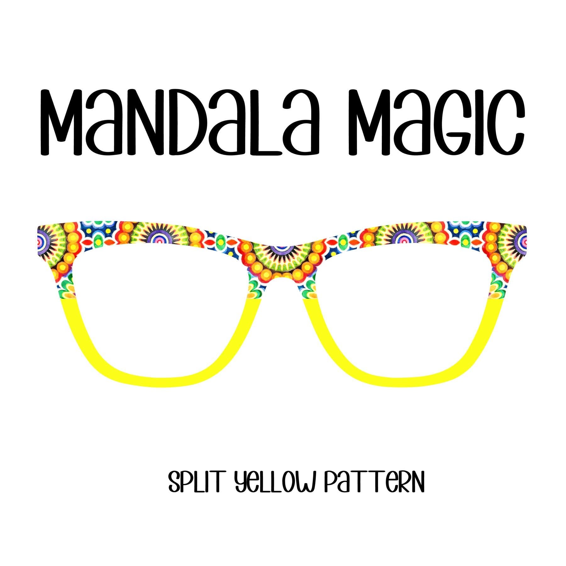 MANDALA MAGIC Swirls Eyewear Toppers, comes with n52 magnetss