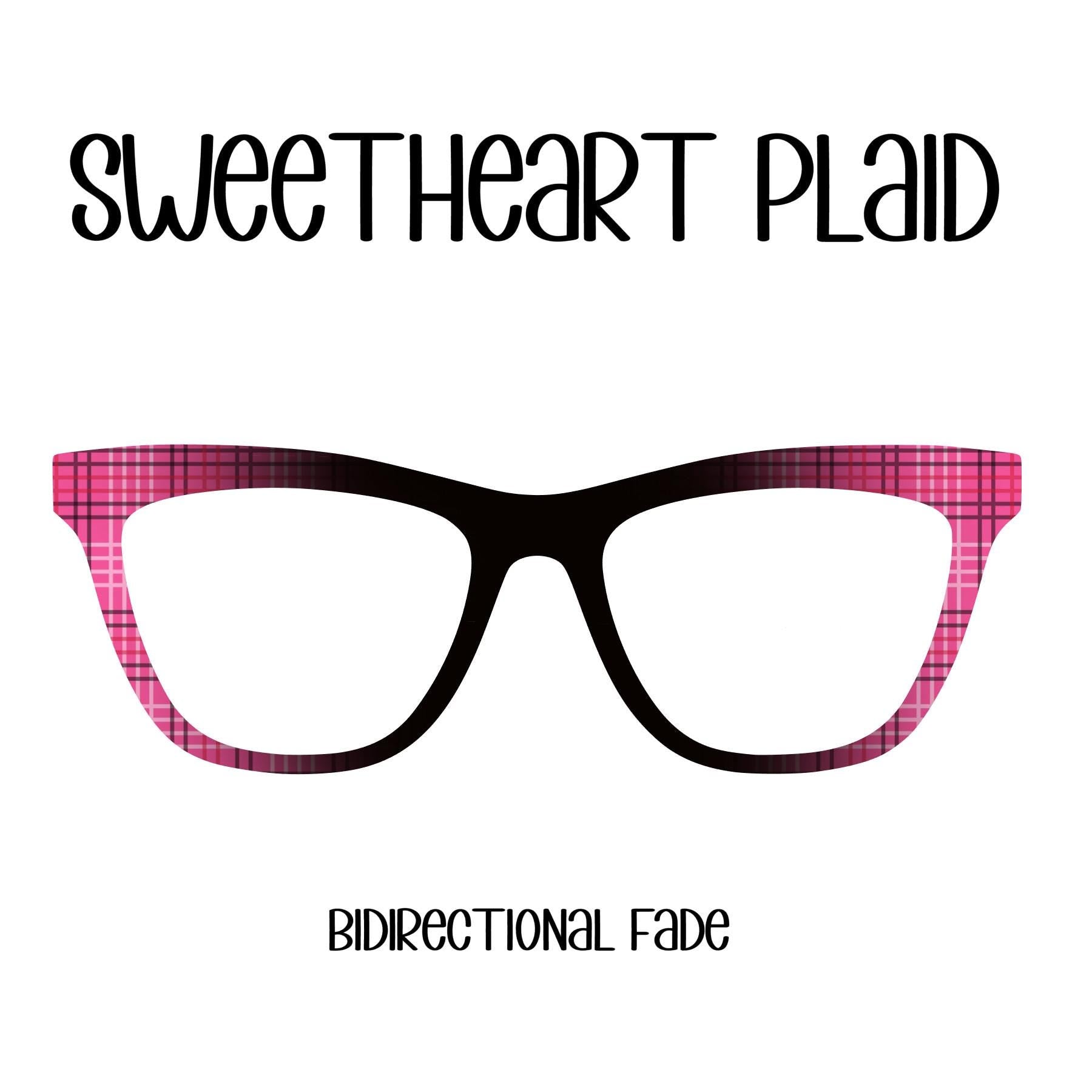 SWEETHEART PLAID Eyewear Toppers, comes with N52 magnets