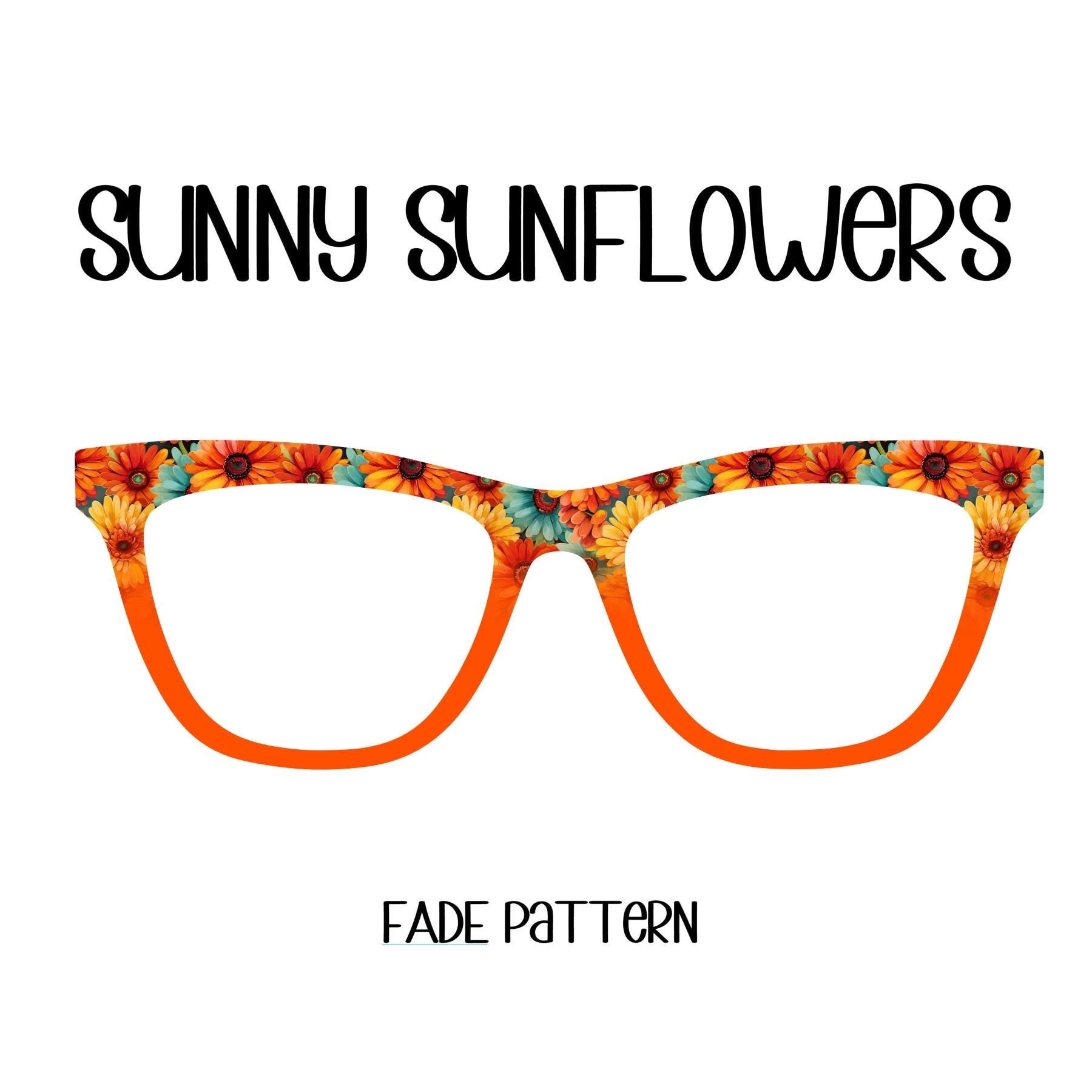 SUNNY SUNFLOWERS Eyewear Toppers, comes with N52 magnets